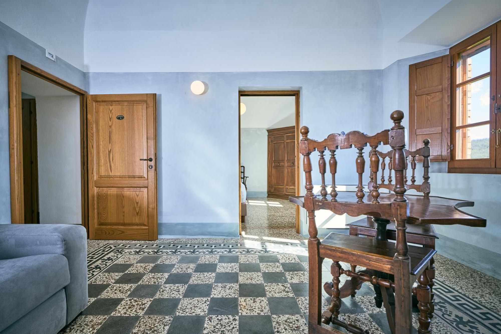 Вилла Monastero Sant'Anna In Camprena Пиенца Экстерьер фото